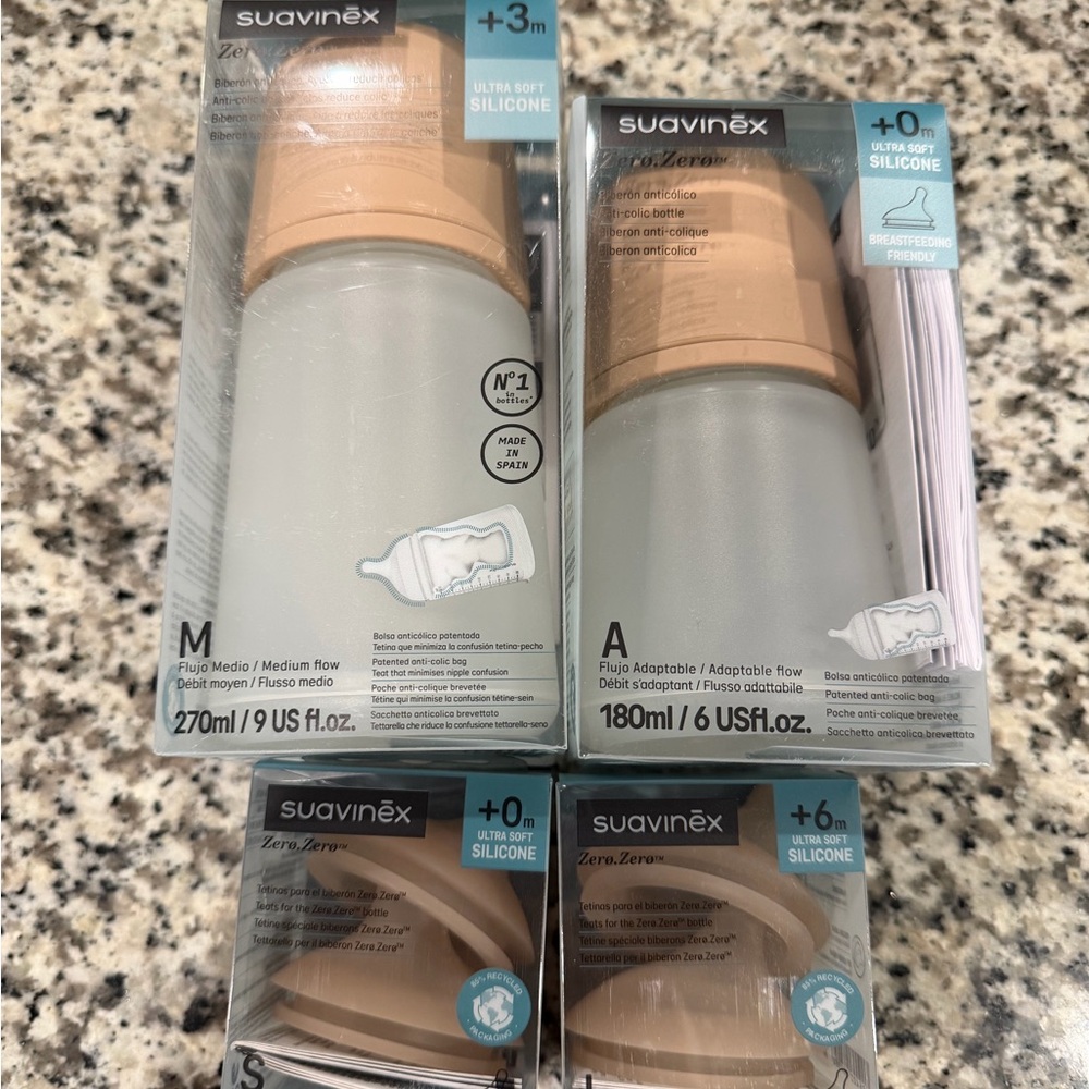 Zero zero suavinex bottle set